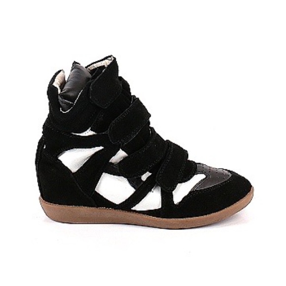 Isabel Marant suede wedge sneaker